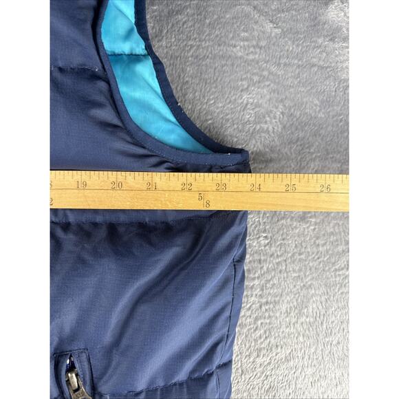 Abercrombie & Fitch Down Feather Puffer Vest Adult XL Blue Insulated Zip Up - Picture 6 of 7